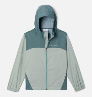 Turquoise Kids' Columbia Glennaker Jacket | 7401-XUPYR