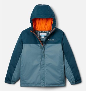 Turquoise Kids' Columbia Hikebound Insulated Jacket | 4150-AZGKM