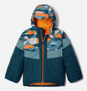 Turquoise Kids' Columbia Lightning Lift II Jacket | 2136-LWCOF