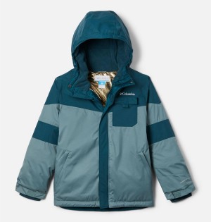 Turquoise Kids' Columbia Mighty Mogul II Insulated Jacket | 8457-YVNWO