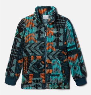 Turquoise Kids' Columbia Rugged Ridge II Full Zip Sherpa Jacket | 5069-DXMZY