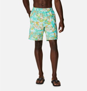 Turquoise Men's Columbia PFG Super Backcast Water Shorts | 0345-TCPQZ