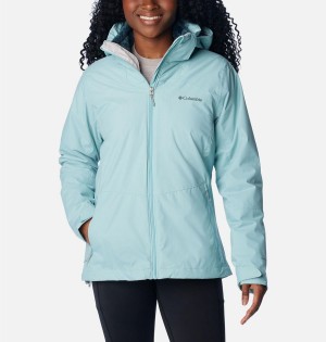 Turquoise Women's Columbia Gulfport Interchange 3 In 1 Jackets | 2158-PLOHN