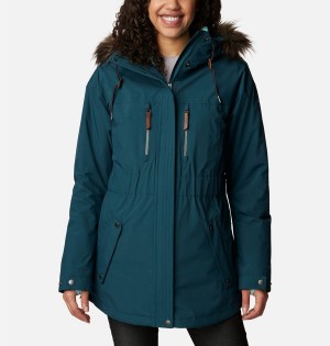 Turquoise Women's Columbia Payton Pass Interchange Coats | 1984-OYINV