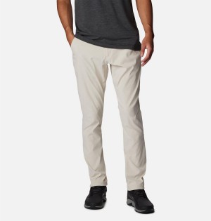 White Men's Columbia Black Mesa Woven Pants | 8205-SFDTK