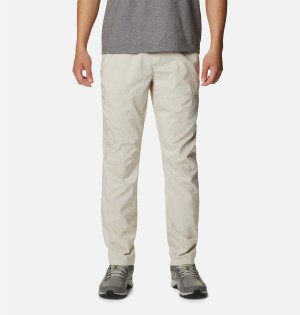 White Men's Columbia Coral Ridge Pull-On Pants | 2583-FCLBR