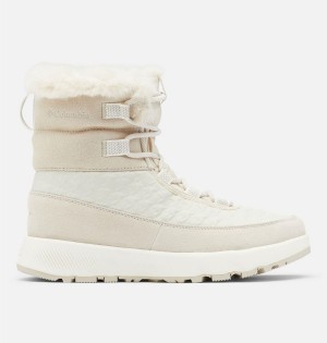 White Women's Columbia Slopeside Peak Luxe Boots | 5148-MSJGK