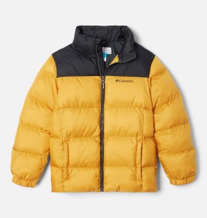 Yellow Kids' Columbia Puffect Jacket | 7802-LPCGH