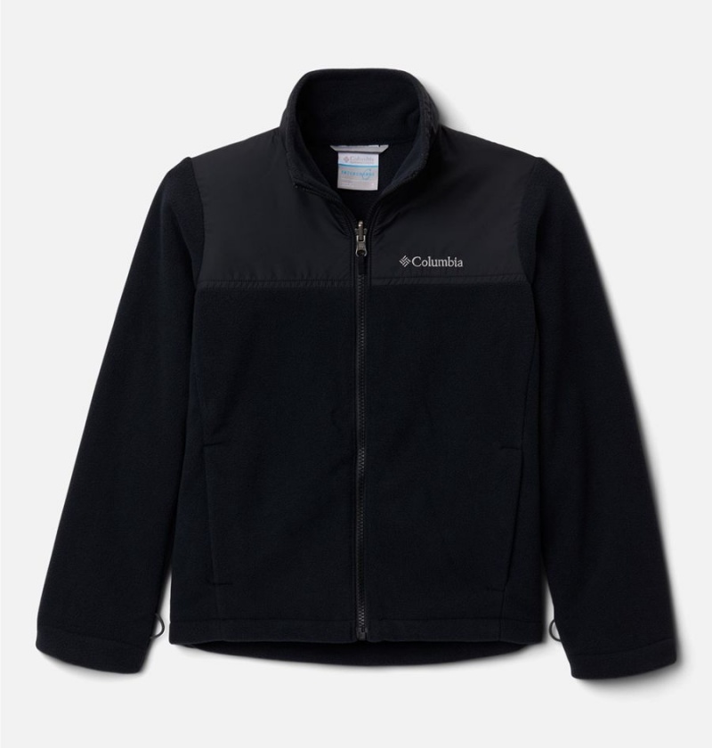 Black Kids' Columbia Bugaboo II Fleece Interchange Jacket | 4192-SYBIU