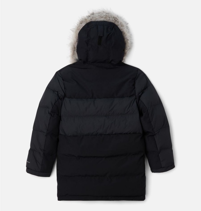 Black Kids' Columbia Marquam Peak Fusion Insulated Parka Jacket | 7304-BQEYA