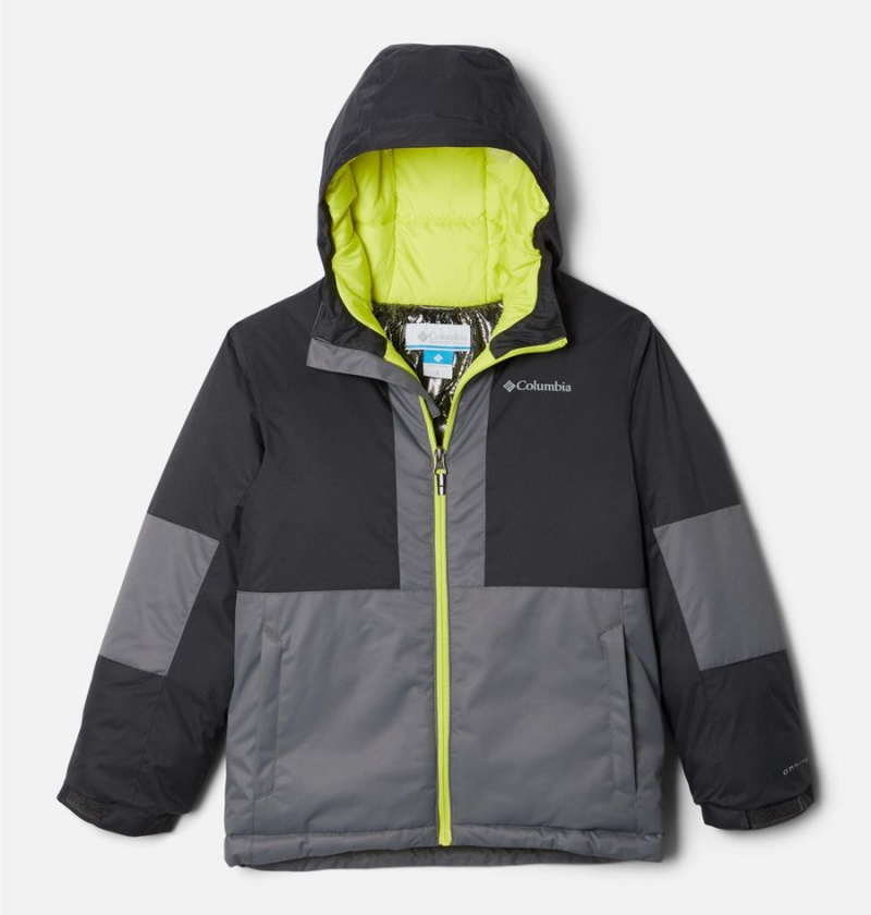 Black Kids\' Columbia Oso Mountain Insulated Jacket | 7950-QECNF