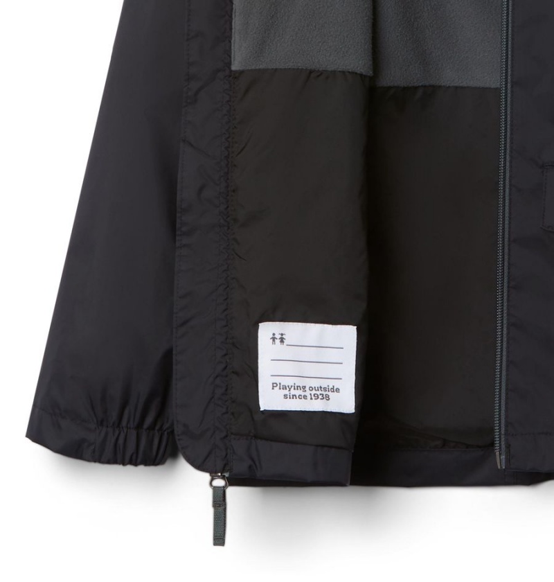 Black Kids' Columbia Rain-Zilla Jacket | 9304-VTPFO