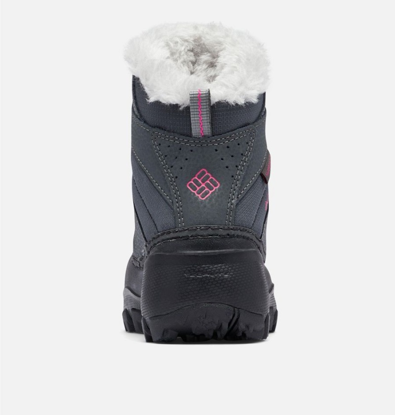 Black Kids' Columbia Rope Tow Waterproof Faux-Fur Trim Boots | 8920-SRGUV