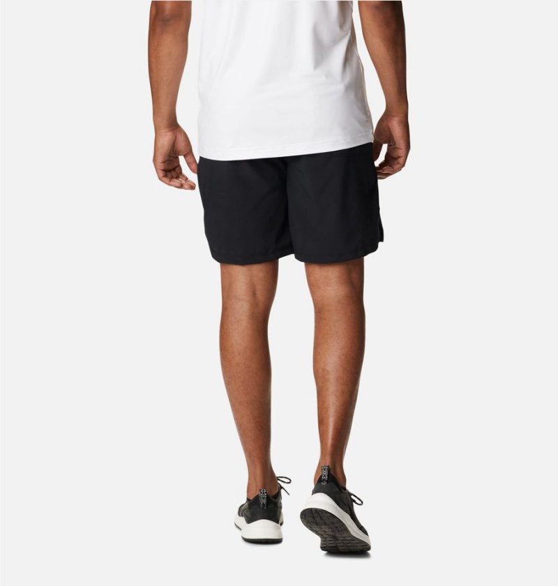 Black Men's Columbia Alpine Chill Zero Shorts | 6904-EZBLY