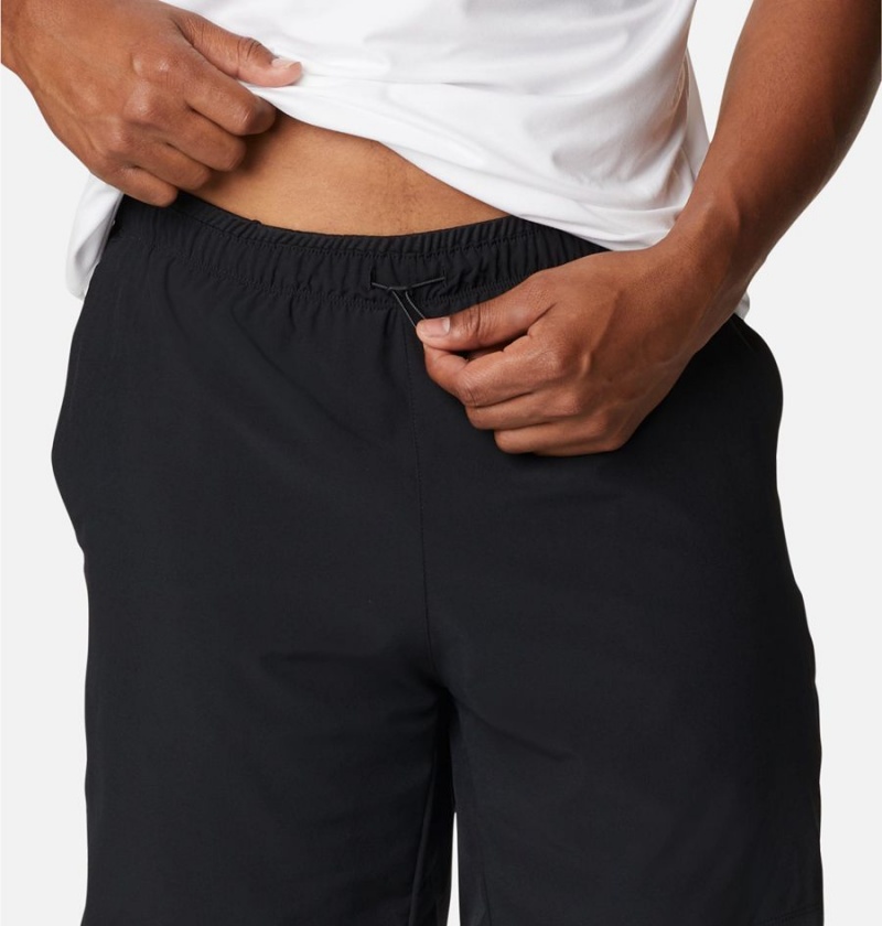 Black Men's Columbia Alpine Chill Zero Shorts | 6904-EZBLY