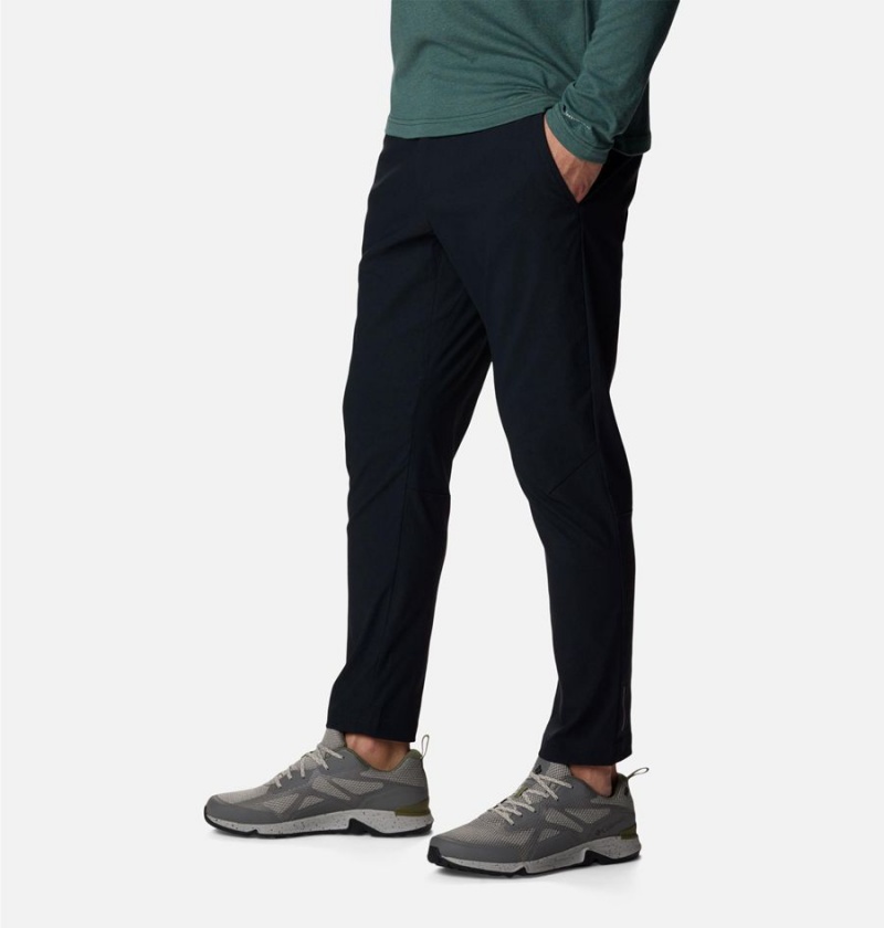 Black Men's Columbia Black Mesa Tapered Pants | 9136-MJRVE