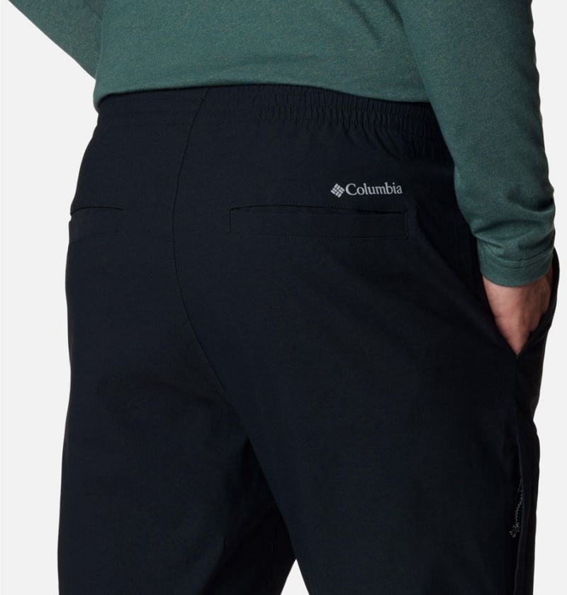 Black Men's Columbia Black Mesa Tapered Pants | 9136-MJRVE