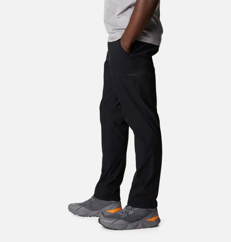 Black Men's Columbia Canyon Gate Chino Pants | 5647-BWPOE