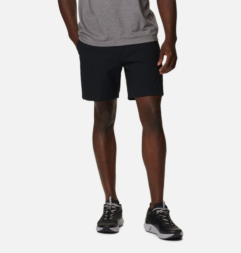 Black Men\'s Columbia Canyon Gate Utility Shorts | 3694-VJCIM