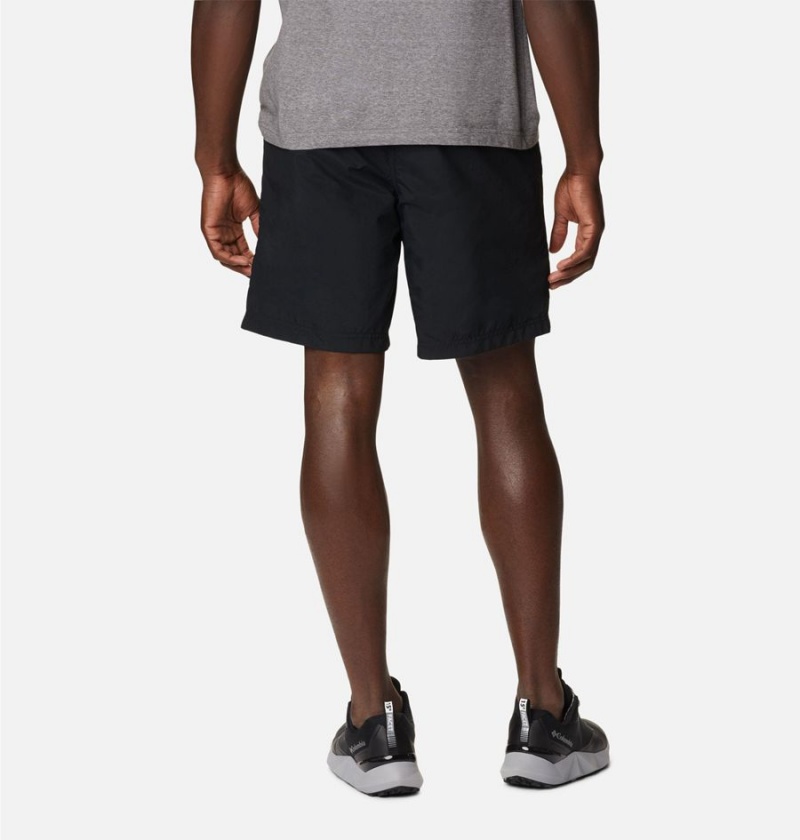 Black Men's Columbia Deschutes Valley Reversible Shorts | 2016-MVXCO