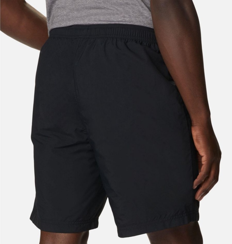 Black Men's Columbia Deschutes Valley Reversible Shorts | 2016-MVXCO