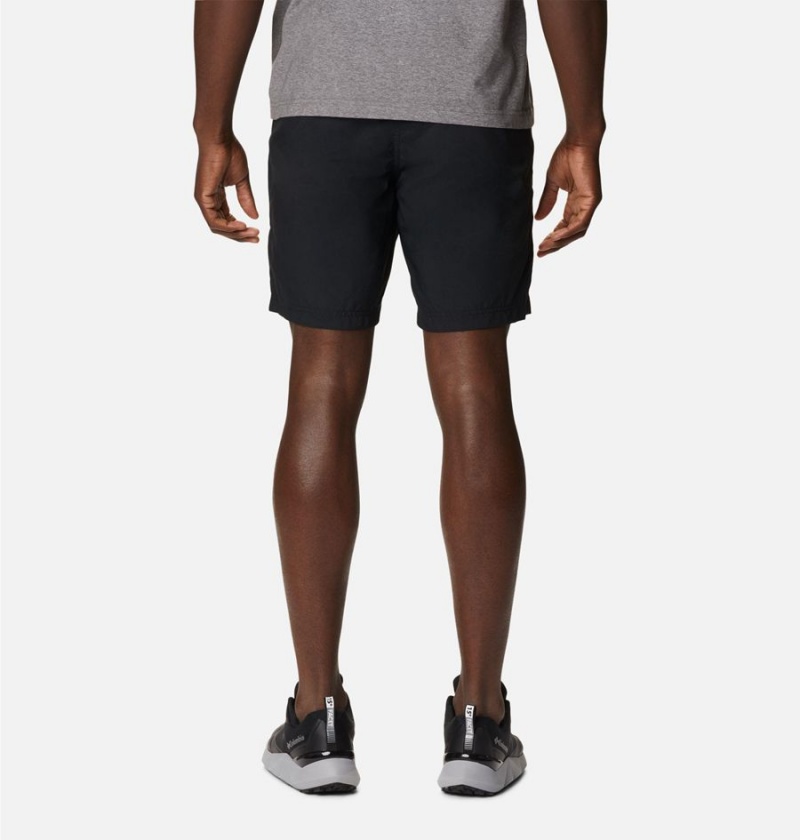 Black Men's Columbia Deschutes Valley Reversible Shorts | 2016-MVXCO