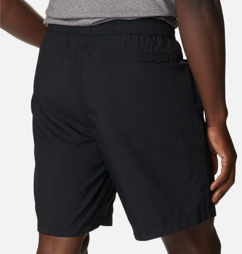 Black Men's Columbia Deschutes Valley Reversible Shorts | 2016-MVXCO