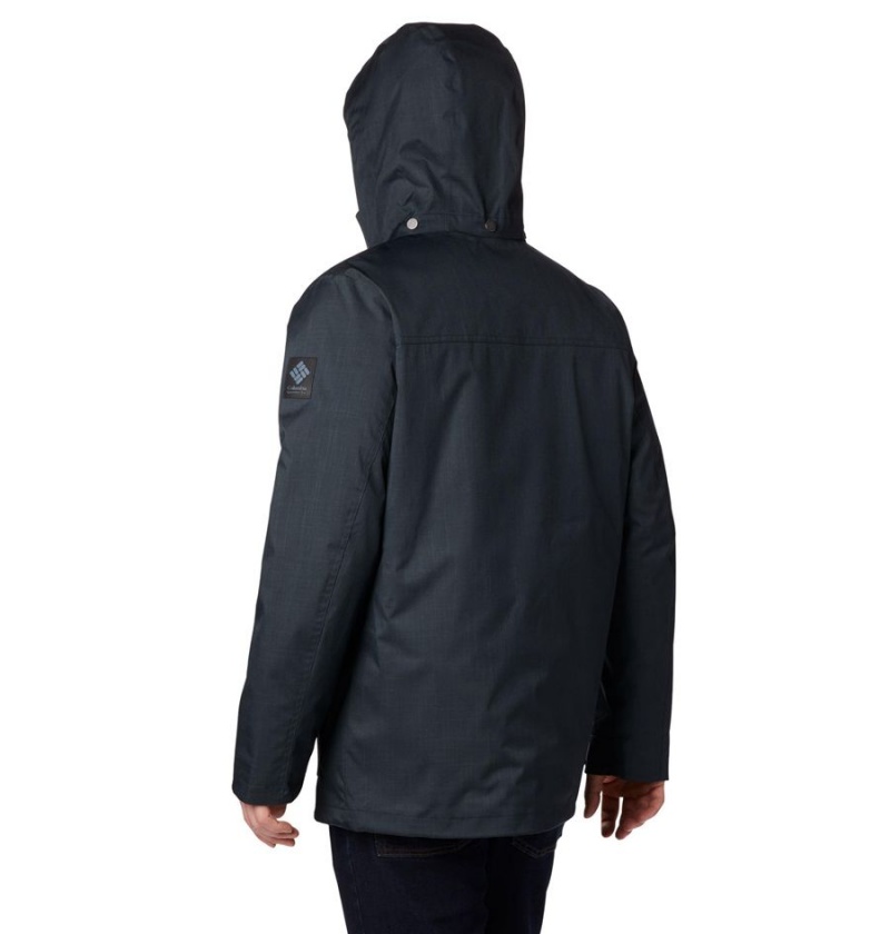 Black Men's Columbia Horizons Pine Interchange 3 In 1 Jackets | 4805-KTFAB