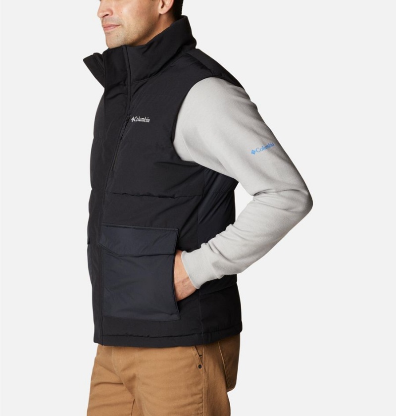 Black Men's Columbia Marquam Peak Fusion Vest | 7139-PSJQB