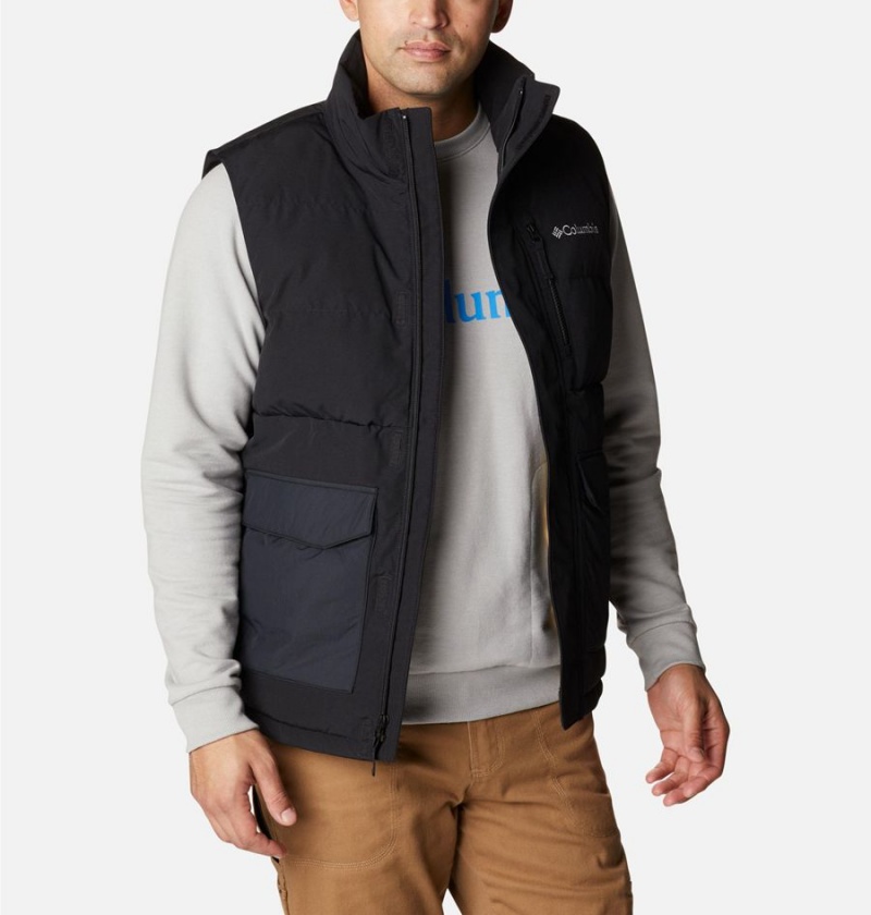 Black Men's Columbia Marquam Peak Fusion Vest | 7139-PSJQB