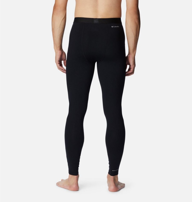 Black Men's Columbia Midweight Baselayer Tights Pants | 4657-UTSRD