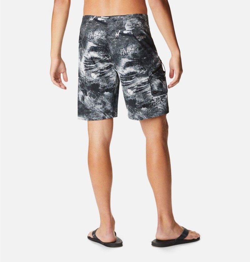 Black Men's Columbia PFG Offshore II Board Shorts | 7945-AORQP