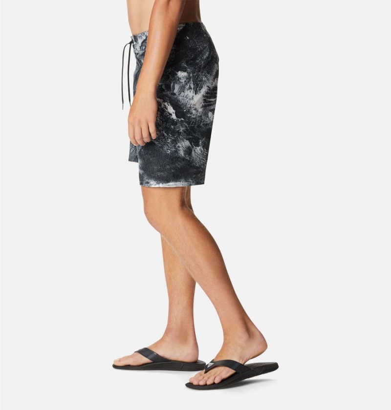 Black Men's Columbia PFG Offshore II Board Shorts | 7945-AORQP