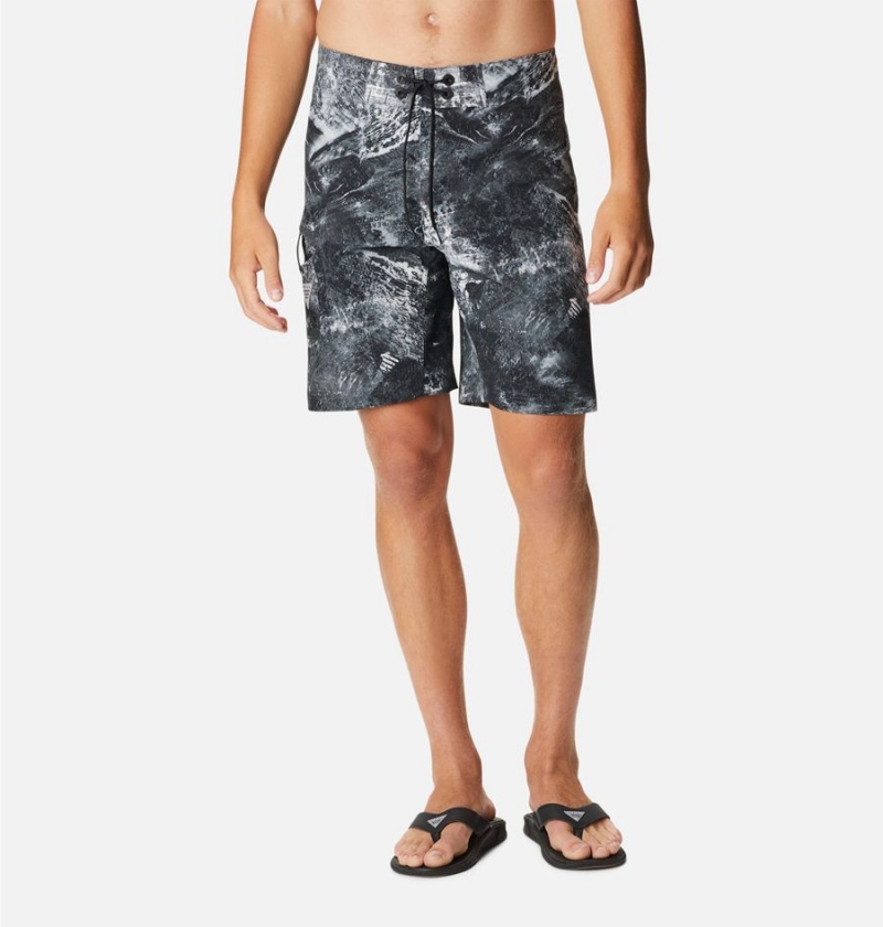 Black Men\'s Columbia PFG Offshore II Board Shorts | 7945-AORQP