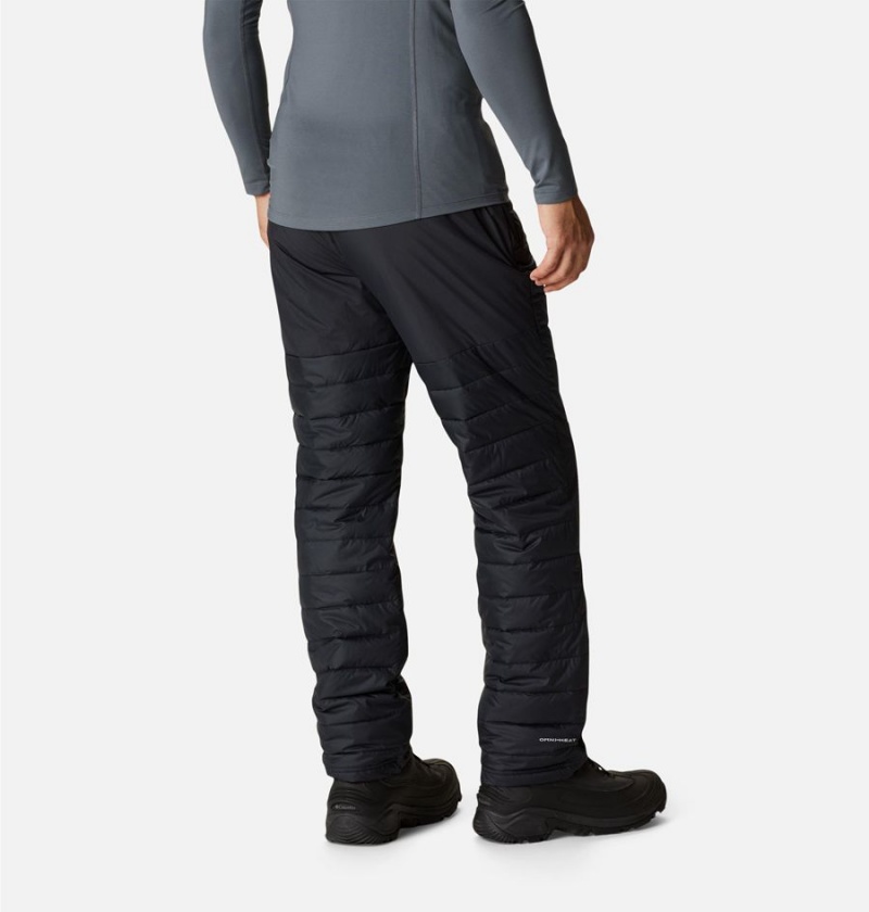 Black Men's Columbia Powder Lite Insulated Pants | 7069-IUEGN