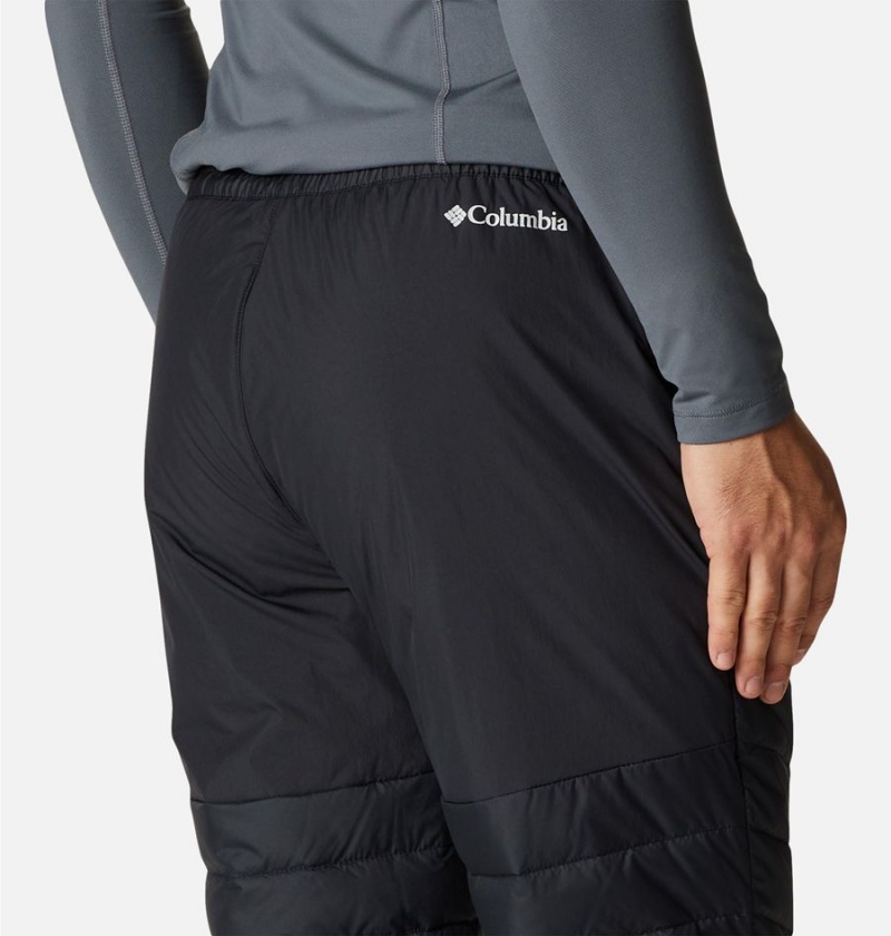 Black Men's Columbia Powder Lite Insulated Pants | 7069-IUEGN