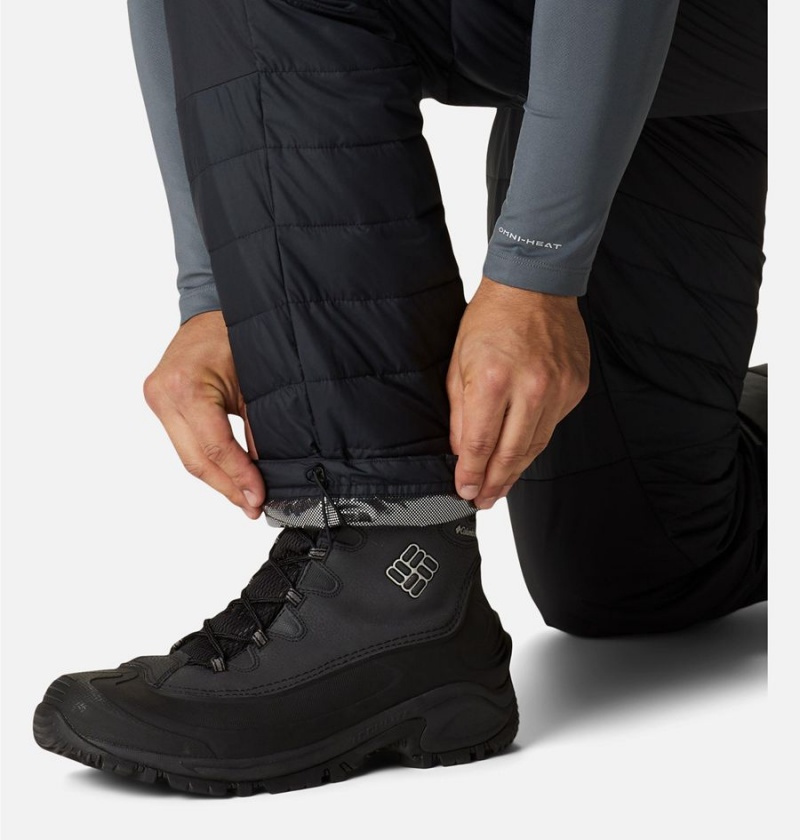 Black Men's Columbia Powder Lite Insulated Pants | 7069-IUEGN