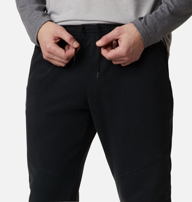 Black Men's Columbia Rapid Expedition Fleece Pants | 4968-KTRUH