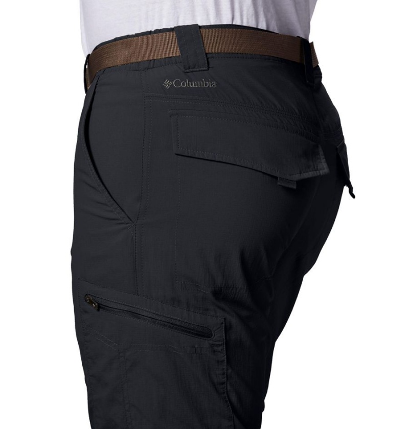 Black Men's Columbia Silver Ridge Convertible Pants | 6514-TWHZL