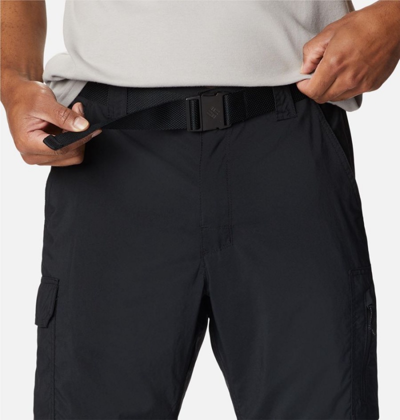 Black Men's Columbia Silver Ridge Utility Convertible Pants | 1625-WRCOM