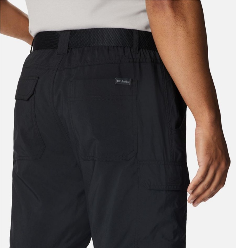 Black Men's Columbia Silver Ridge Utility Convertible Pants | 1625-WRCOM