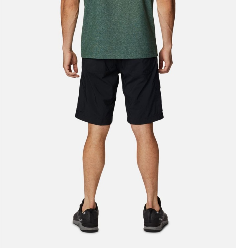 Black Men's Columbia Silver Ridge Utility Cargo Shorts | 1389-KABXC