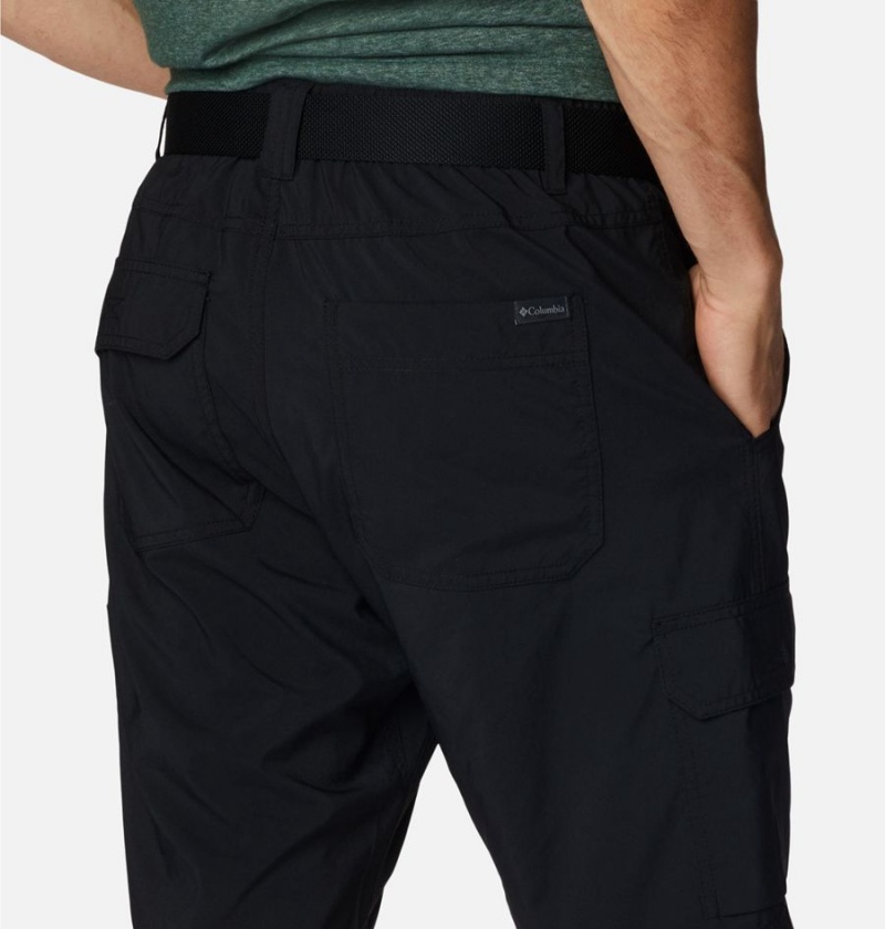 Black Men's Columbia Silver Ridge Utility Cargo Shorts | 1389-KABXC