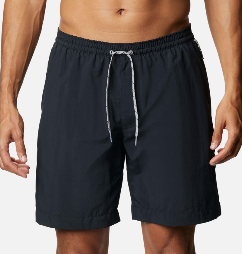 Black Men's Columbia Summerdry Shorts | 3168-NXSIJ