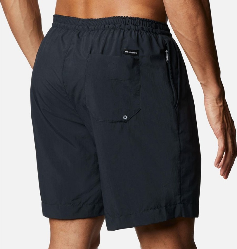 Black Men's Columbia Summerdry Shorts | 3168-NXSIJ