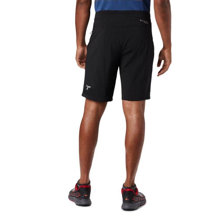 Black Men's Columbia Titan Pass Shorts | 3105-BOYHF