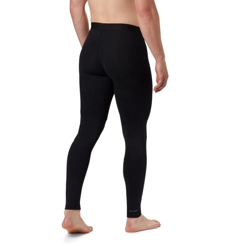 Black Men's Columbia Titanium Omni Heat 3D Knit Tight Pants | 8612-ROBFT