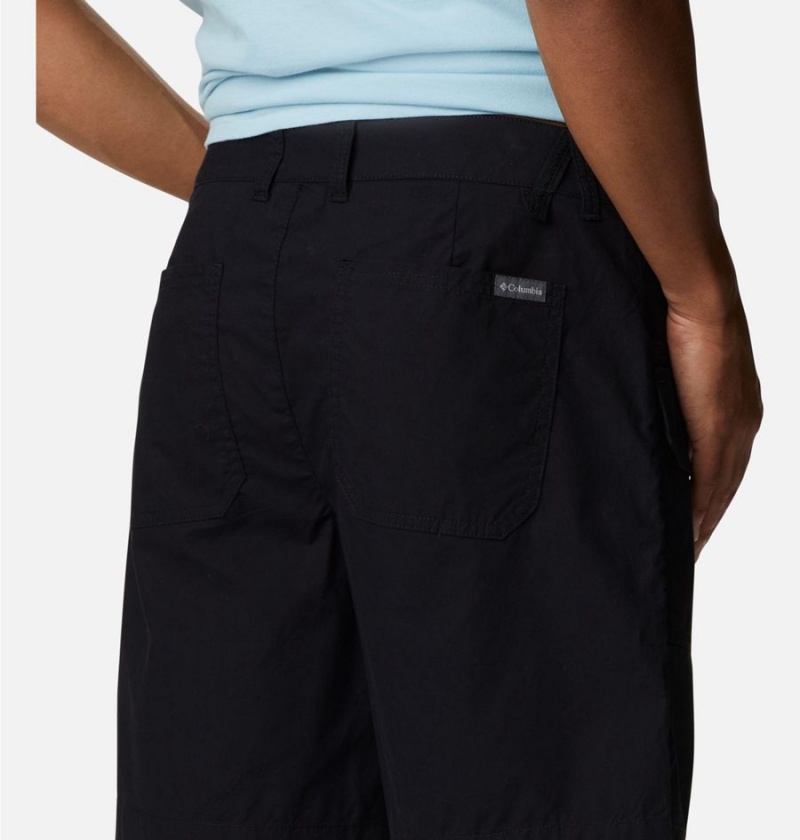 Black Men's Columbia Washed Out Cargo Shorts | 3041-VOTXY