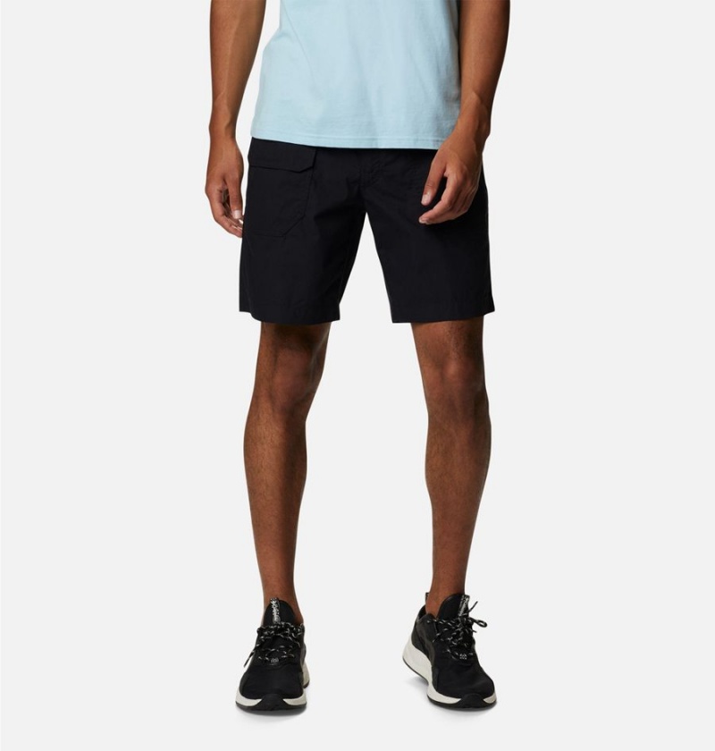 Black Men\'s Columbia Washed Out Cargo Shorts | 3041-VOTXY