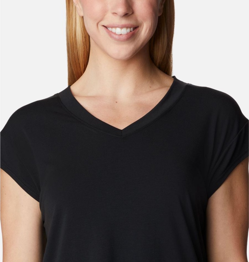 Black Women's Columbia Boundless Beauty T-Shirt | 3458-TGRON